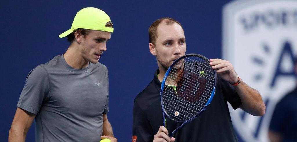 Arthur De Greef & Steve Darcis - © Vincent Van Doornick (Imagellan)