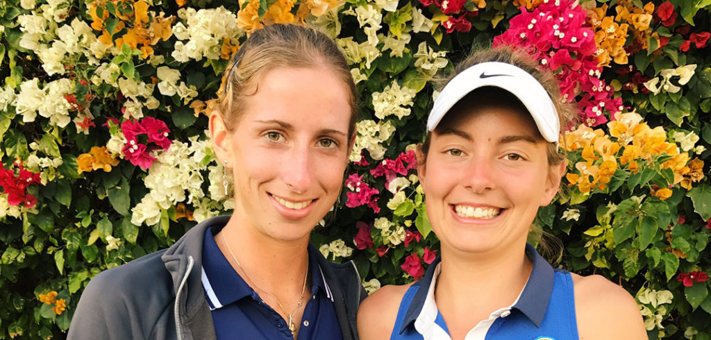 Magali Kempen en Britt Geukens - © Twitter (@magali_kempen)
