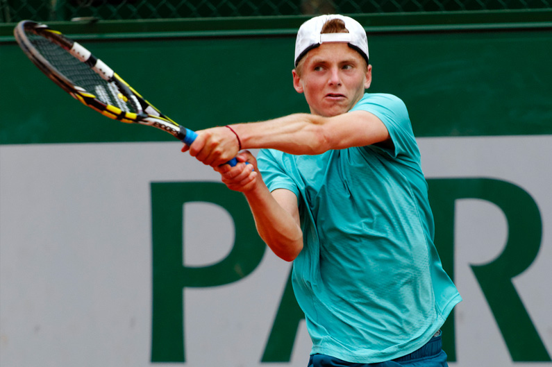 Clément Geens - © Richard Van Loon (www.tennisfoto.net)