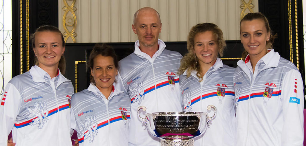 Het Tsjechische Fed Cup-team - © Jimmie48 Tennis Photography