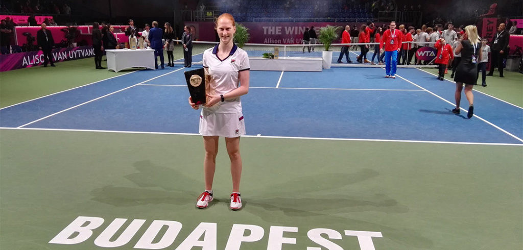Alison Van Uytvanck - © Twitter (@HUNgarianTENNIS)