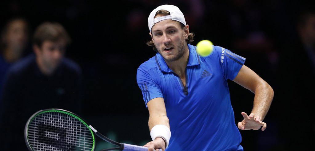 Lucas Pouille Davis Cup 2017 in Rijsel - © IMAGELLAN
