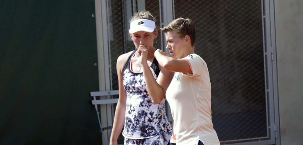 Elise Mertens en Demi Schuurs - © Melissa Van de Wiele