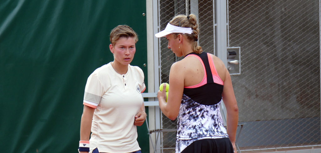 Elise Mertens en Demi Schuurs - © Melissa Van de Wiele