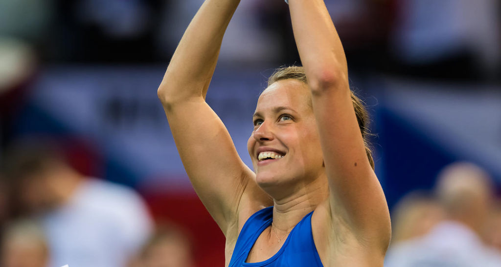 Barbara Strycova in de Fed Cup-finale in 2018 - © Jimmie48 Tennis Photography