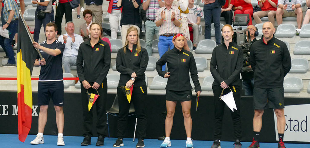 Het Belgische Fed Cup-team - © Thomas Zwijsen