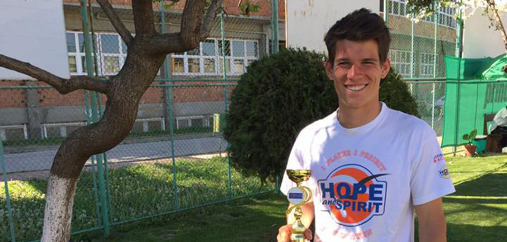 Seppe Cuypers- © Facebook Kim Clijsters Academy