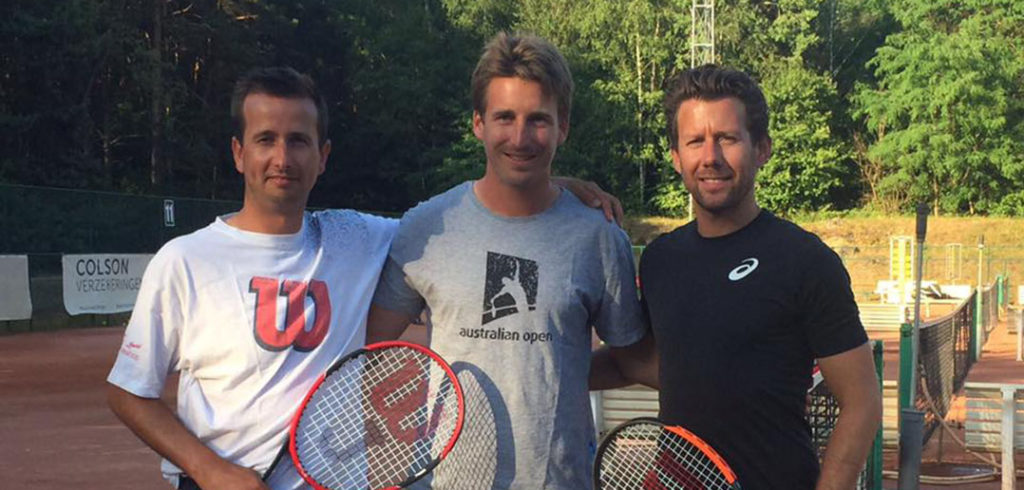 Dries Beerden, Maxime Braeckman en Wim Fissette - © Maxime Braeckman (Facebook)