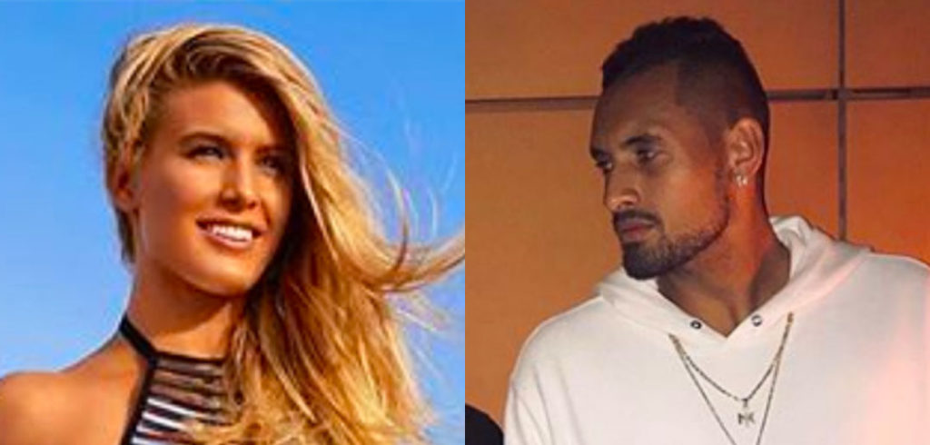 Eugenie Bouchard en Nick Kyrgios - © Instagram