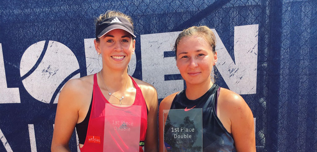 Hélène Scholsen en Albina Khabibulina - © Instagram (HScholsen)