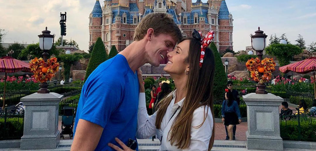 Kevin Anderson en Kelsey O'Neal - © Kelsey O'Neal (Instagram)