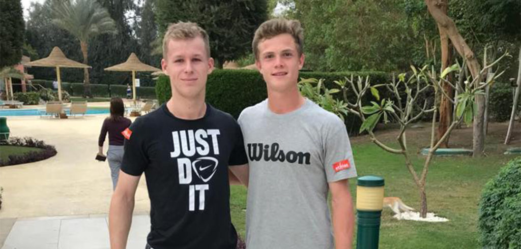 Gauthier Onclin en Arnaud Bovy - © Facebook (Bovy Family Sport