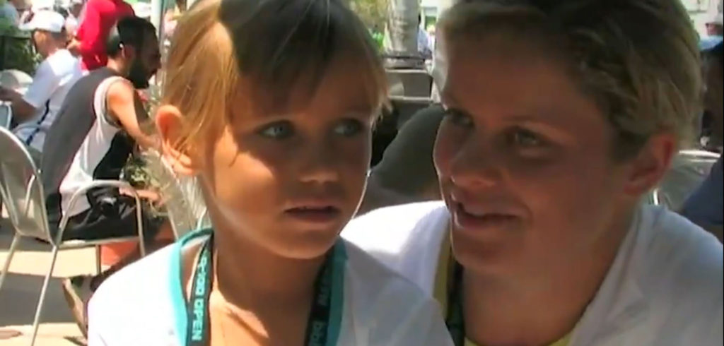 Sofia Kenin en Kim Clijsters - © WTA (Twitter)