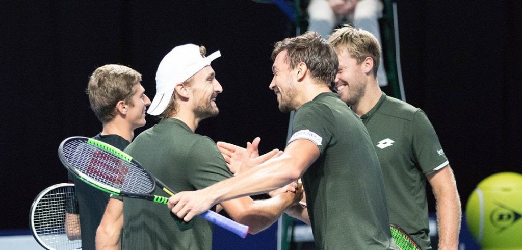 Ruben Bemelmans, Kimmer Coppejans, Kevin Krawietz en Andreas Mies - © European Open