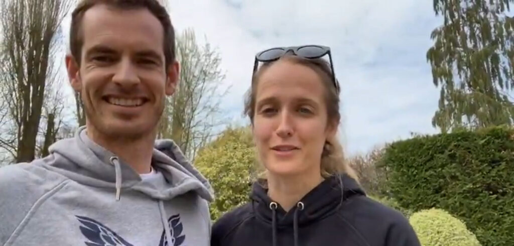 Andy Murray en Kim Sears - © Andy Murray (Instagram)