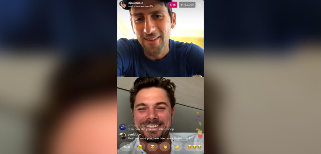 Stan Wawrinka en Novak Djokovic - © Stan Wawrinka (Instagram)