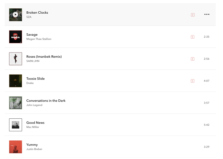 Sloane Stephens playlist