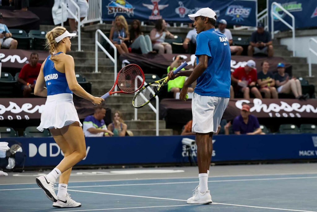 Eugenie Bouchard en Rajeev Ram - © World TeamTennis