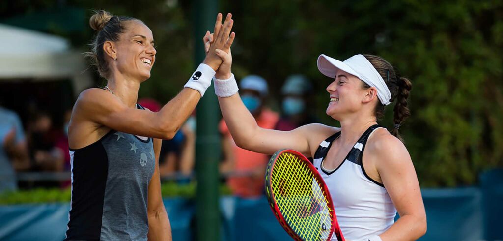Arantxa Rus en Tamara Zidansek - © Jimmie48 Tennis Photography