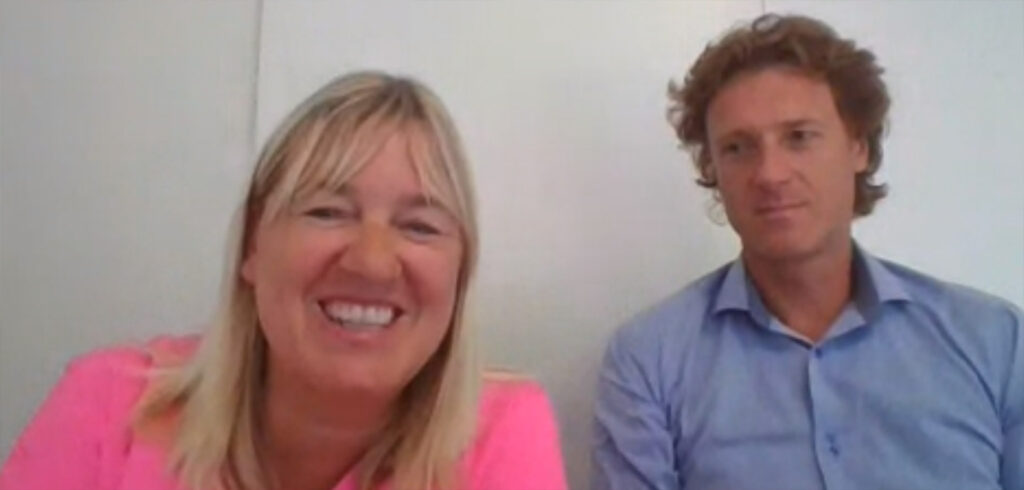 Ilse Van Parys en Dick Norman - © Tennisplaza