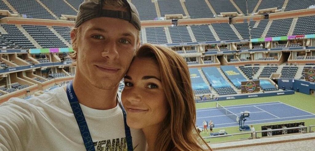 Denis Shapovalov en Mirjam Björklund - © Mirjam Björklund (Instagram)