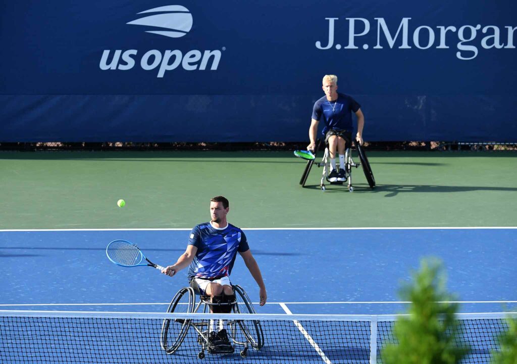 Joachim Gérard en Casey Ratzlaff - © Pete Staples (USTA)