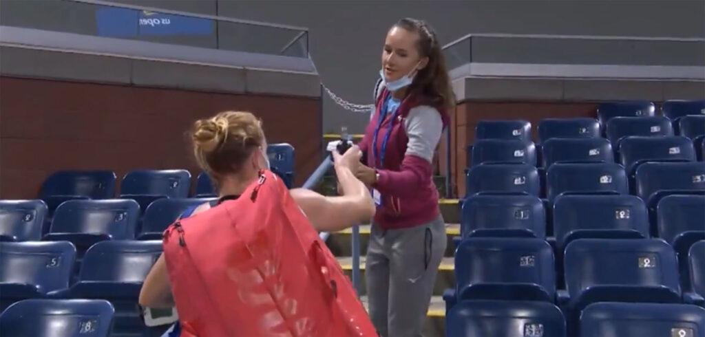 Madison Brengle en Arina Rodionova - © Twitter