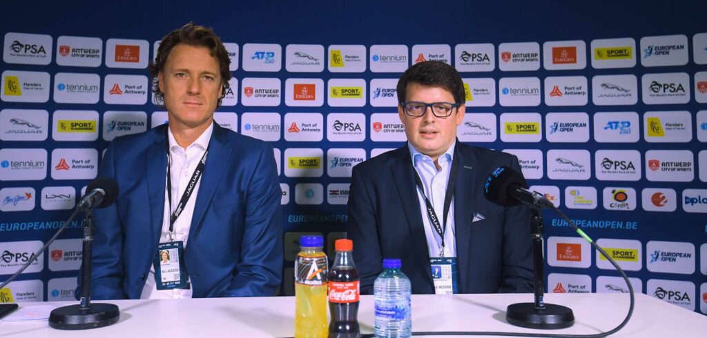 Dick Norman en Kristoff Puelinckx - © Laurie Dieffembacq (Belga/European Open)