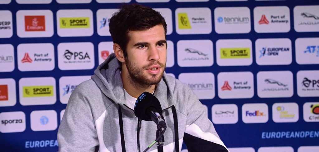 Karen Khachanov - © Laurie Dieffembacq (Belga/European Open)