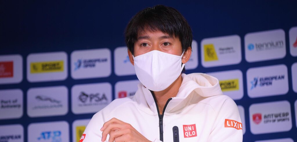 Kei Nishikori - © Laurie Dieffembacq (Belga/European Open)