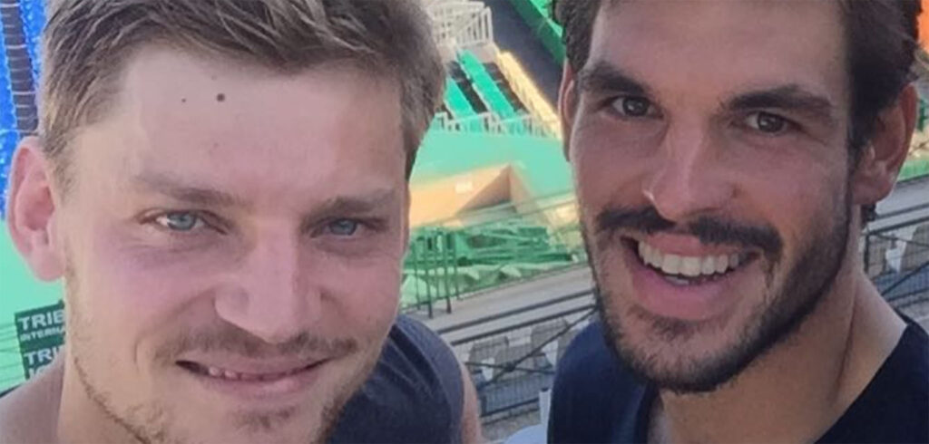 David Goffin en Germain Gigounon - © Germain Gigounon (Instagram)